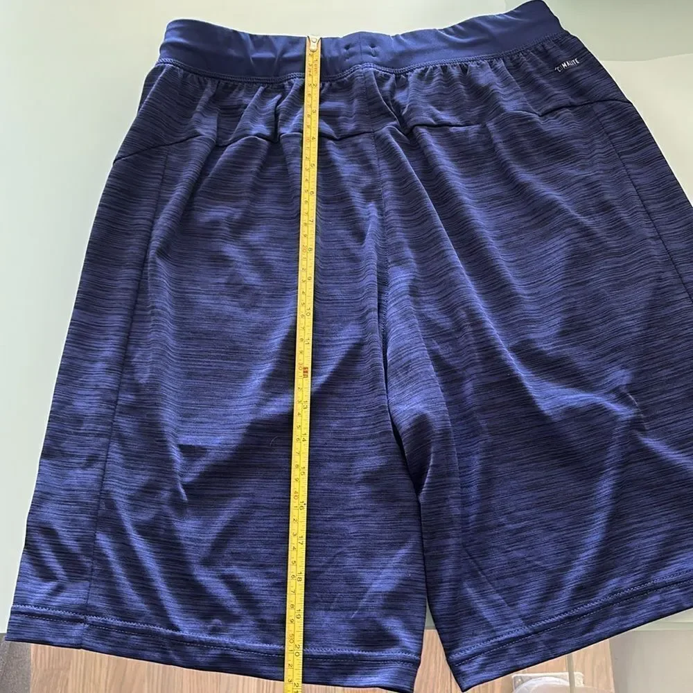 Adidas climalite shorts blue medium